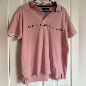 Tommy-hilfiger Men's Pink Polo-shirt